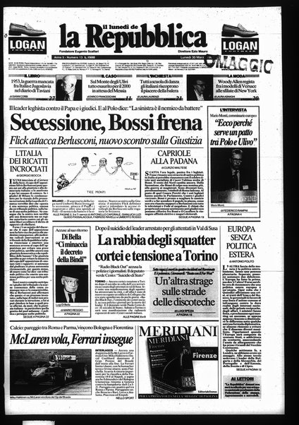 Il lunedì de La repubblica